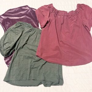 Women’s Medium Blouse Top Bundle Lot Casual H&M New Old Navy Shirts